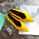 Pointed Toe flats Ladies flat Shoes Comfortable Ballet Knit De Mujer Loafers Autumn Gestante Boat Shoes Soft Bottom Women's Shoe - ENSEIGNE DENIS