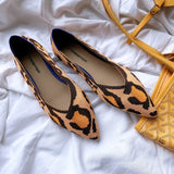 Pointed Toe flats Ladies flat Shoes Comfortable Ballet Knit De Mujer Loafers Autumn Gestante Boat Shoes Soft Bottom Women's Shoe - ENSEIGNE DENIS