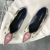 Pointed Toe flats Ladies flat Shoes Comfortable Ballet Knit De Mujer Loafers Autumn Gestante Boat Shoes Soft Bottom Women's Shoe - ENSEIGNE DENIS