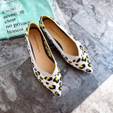 Pointed Toe flats Ladies flat Shoes Comfortable Ballet Knit De Mujer Loafers Autumn Gestante Boat Shoes Soft Bottom Women's Shoe - ENSEIGNE DENIS