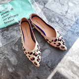 Pointed Toe flats Ladies flat Shoes Comfortable Ballet Knit De Mujer Loafers Autumn Gestante Boat Shoes Soft Bottom Women's Shoe - ENSEIGNE DENIS