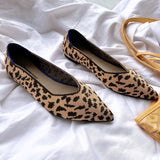 Pointed Toe flats Ladies flat Shoes Comfortable Ballet Knit De Mujer Loafers Autumn Gestante Boat Shoes Soft Bottom Women's Shoe - ENSEIGNE DENIS