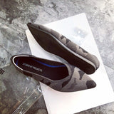 Pointed Toe flats Ladies flat Shoes Comfortable Ballet Knit De Mujer Loafers Autumn Gestante Boat Shoes Soft Bottom Women's Shoe - ENSEIGNE DENIS