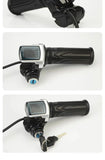 24V 36V 48V LCD Speed Display Throttle Turning Accelerator for Electric Bicycle E-bike Scooter Motorbike
