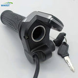 24V 36V 48V LCD Speed Display Throttle Turning Accelerator for Electric Bicycle E-bike Scooter Motorbike