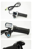 24V 36V 48V LCD Speed Display Throttle Turning Accelerator for Electric Bicycle E-bike Scooter Motorbike