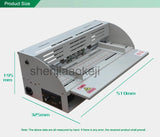 Adjust speed Electric paper creasing machine Perforator Cutter 3 in1 combo Paper Creasing Perforating machine paper Creaser 220V