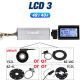 Bafang KT Controller Motor, Ebike Controller, 36V, 48V, 52V, 1500W, 1000W, 500W 350W, 250W, Dual Mode, Sinewave LCD Display, PAS