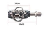 RACEWORK MTB Pedal Self-Locking SPD Pedals Mountain Bike Cleats Bearing Footrest Bicycele Parts