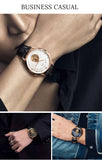 CARNIVAL MIYOTA Movement Automatic Watch Sapphire Waterproof Italy Cowhide Strap Tourbillon Mechanical Men Watches 2021 Luxury
