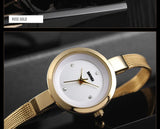 SKMEI Luxury Quartz Ladies Watch Thin Strap Fashion Women Watch Casual Stainless Steel Female Wristwatcch Relogio Feminino 1390