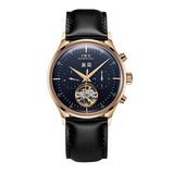 Montre Homme Luxury Brand Watches for Men Automatic Self Winding Mens Watch Leather Date Waterproof Men Mechanical Wristwatches