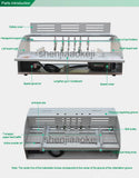 Adjust speed Electric paper creasing machine Perforator Cutter 3 in1 combo Paper Creasing Perforating machine paper Creaser 220V