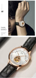 CARNIVAL MIYOTA Movement Automatic Watch Sapphire Waterproof Italy Cowhide Strap Tourbillon Mechanical Men Watches 2021 Luxury