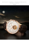 CARNIVAL MIYOTA Movement Automatic Watch Sapphire Waterproof Italy Cowhide Strap Tourbillon Mechanical Men Watches 2021 Luxury
