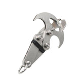 Stainless steel outdoor climbing hook Gravity Hook stainless steel survival folding escapement hook climbing heavy claw Flying Tiger hook