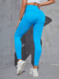 Cross-border seamless high waist hip raise yoga pants stretch quick-drying tights outdoor sports running cycling fitness pants