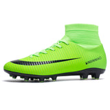 Cross-border assassin new high-top soccer shoes firm ground soccer shoes TF broken nail dedicated training shoes football men