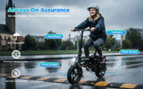 New 500W Adult Electric Bicycle,Folding Electric Bike,25MPH 48V15Ah,14 Inch Sports E Bike,Certified Ul2849,Free Local Shipping