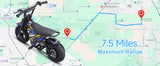 KOOZ HP120E 24V 250W Electric Motorcycle for Kids, Electric Dirt Bike Up to 10 MPH & 7.5 Miles Long-Range.