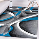 VIKAMA printed pattern line-feel living room coffee table carpet bedroom bedside non-slip stylish mat home decoration