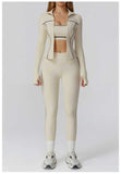 Yoga Set 2/3PCS Sports Outfits Women Clothes Fitness Tracksuit Gym Legging Workout Long Sleeved Female Bra Yoga Suit Sportswear