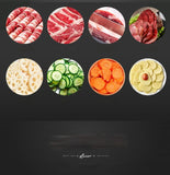 GIANXI Pork Belly Vegetable Slicer Frozen Meat Processor Cutting Machine Mutton Rolls Cutter Fruit Easy Slicer Kitchen Accessory