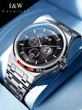CARNIVAL Brand Mechanical Watch Luxury Sapphire Calendar MIYOTA Movement Automatic Wristwatches Waterproof for Men Reloj Hombre