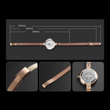 SKMEI 1390 Luxury Girl Bracelet Womens Wristwatch Elegant Sport Waterproof Quartz Watch For Women Dress lady Clock Montre Femme