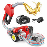 TaskStar 12V 13GPM Electric Diesel Transfer Pump with Hoses for Diesel Kerosene Transformer Oil Self-Priming Pump for Home Farm