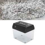 Desktop Mini Paper Shredder Mini Paper Shredder USB Electric Portable Desktop Small A6 Strip Cutting Tool for Office