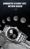 WM Watch Automatic Mechanical Watches Men Lunar Moon Phase Sapphire Waterproof Man Luminous Twin Moons Welly Merck Watch WM142