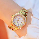 Women Wrist Watches For Ladies Dress Gold Watch Crystal Diamond Women Watches Stainless Steel Silver Clock Montre Femme