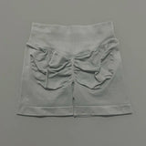 HISTELLO Impact Shorts 4.5" Women Yoga Shorts Seamless Low Waist Scrunch Bum Gym Leggings Workout Stretch Fitness Sports Shorts
