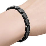 Stylish Hematite Bracelet for Men - Masculine Wrist Jewelry for Work, Travel & Meditation - Perfect Gift for Husband Boyfriend