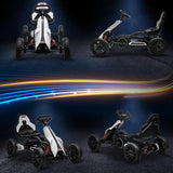 Aosom 12V Electric Go Kart for Outdoor Ride-On Toy with Forward Backward Drive Adjustable Speed Gift