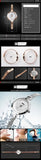 SKMEI 1390 Luxury Girl Bracelet Womens Wristwatch Elegant Sport Waterproof Quartz Watch For Women Dress lady Clock Montre Femme