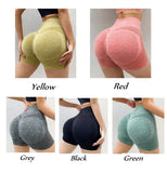 High Waist Women Yoga Shorts Workout Fitness Lift Butt Gym Running Sportswear Short Pants Ladies Active Wear