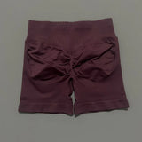HISTELLO Impact Shorts 4.5" Women Yoga Shorts Seamless Low Waist Scrunch Bum Gym Leggings Workout Stretch Fitness Sports Shorts