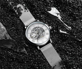 Mechanical Hand Wind Watch for Men Top Brand Luxury Fashion Skeleton Mesh Strap Wristwatch Male Clock Montre Homme Drop Shipping