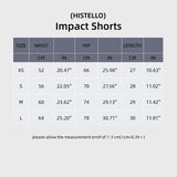 HISTELLO Impact Shorts 4.5" Women Yoga Shorts Seamless Low Waist Scrunch Bum Gym Leggings Workout Stretch Fitness Sports Shorts