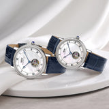 MIYOTA 9029 Men Mechanical Wristwatches Luxury Brand I&W Ultrathin Tourbillon Automatic Watch Men Sapphire Leather Montre Homme