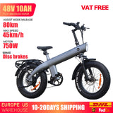 HUANCI Q3 Mountain Electric bicycle 2000W 57KM/H removable battery electric bike 48V 20AH Ebike 20Inch fat tire Off-Road e bike