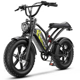 Cybervelo 1600W Peak E-bike for adults, 30+MPH Electric Dirt Bike, E-Motocycle Off-road ,Full Suspension Sonw Beach Urban EK11