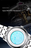CARNIVAL Brand Mechanical Watch Men's Luxury Sapphire Glass MIYOTA Movement Automatic Wristwatch Waterproof for Men Reloj Hombre