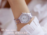 Women Wrist Watches For Ladies Dress Gold Watch Crystal Diamond Women Watches Stainless Steel Silver Clock Montre Femme