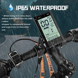 500W Three Mode Brushless Controller 22A 36V/48V/52V/60V Sine Wave Controller with S966/S830 Display for E-bike Conversion Kit