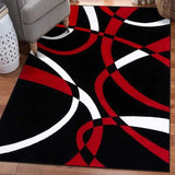VIKAMA printed pattern line-feel living room coffee table carpet bedroom bedside non-slip stylish mat home decoration