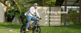 1000W E20 Electric Bike | 48V 13Ah Removable Battery, 20MPH, 20''X3" Fat Tire, 7-Speed Electric Bicycles with Dual Disc Brake
