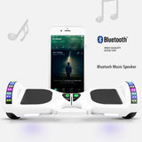 Self-Balancing Electric Hoverboard With LED Lights 6.5-Inch 36V 4400m 10-Inch Tires Lithium Battery For Kids Hover Board